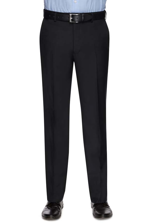 1 trouser suit. Superfine Merino Wool. Plain Navy - Roman Daniels