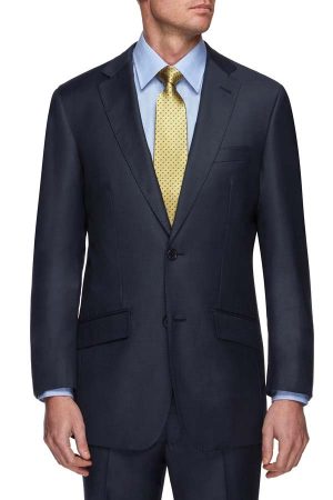 Pure Wool 1 trouser suit - Gun Metal Blue ($599Deal)