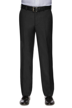 Pure Wool Trousers - Super 120s Charcoal Marle
