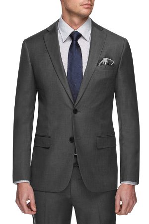 Pure Wool 1 trouser suit - Mid Grey ($599Deal)