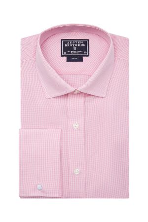 Pink Weave, Slim Fit, Double Cuff Shirt