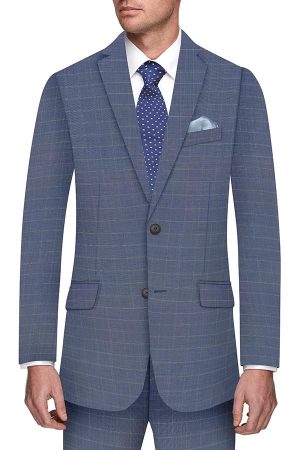 Super 130 Blue Check Suit