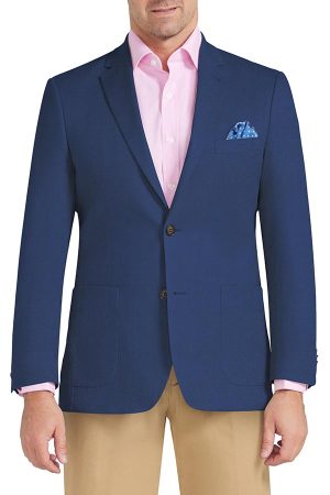 Blue Teal Fine Wool Jacket