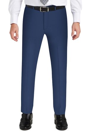 Blue Teal Fine Wool Trouser