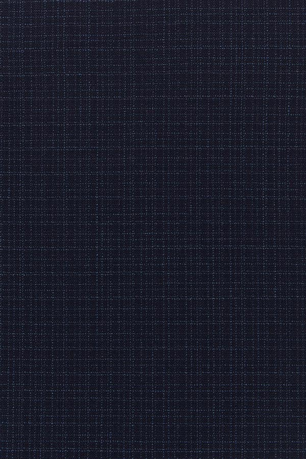 Roman Daniels | Pure Wool Navy Check Weave Jacket Roman Daniels | Pure Wool Navy Check Weave Jacket