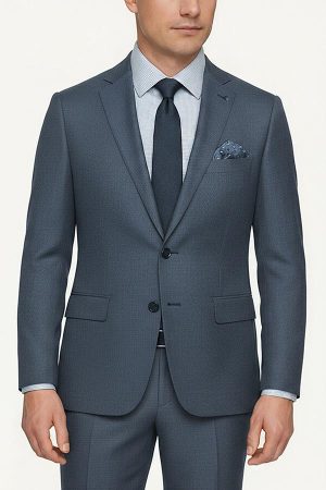 Super 130 Blue Check Suit (Copy)