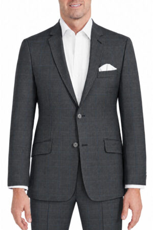 Super 130 Charcoal Check Suit