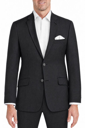 Super 130 Charcoal Birdseye Suit